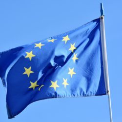 zjęcie przedstawiające flagę Uni Europejskiej